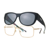 Gafas de sol negras Fitover, gafas de sol polarizadas para mujer, gafas de sol para hombre, gafas de sol de gran tamaño, miopía para conducir