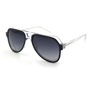 Montura transparente de gran tamaño UV400, gafas de sol polarizadas antiultravioleta personalizadas para mujer, gafas de sol clásicas de lujo para hombre