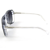 Montura transparente de gran tamaño UV400, gafas de sol polarizadas antiultravioleta personalizadas para mujer, gafas de sol clásicas de lujo para hombre