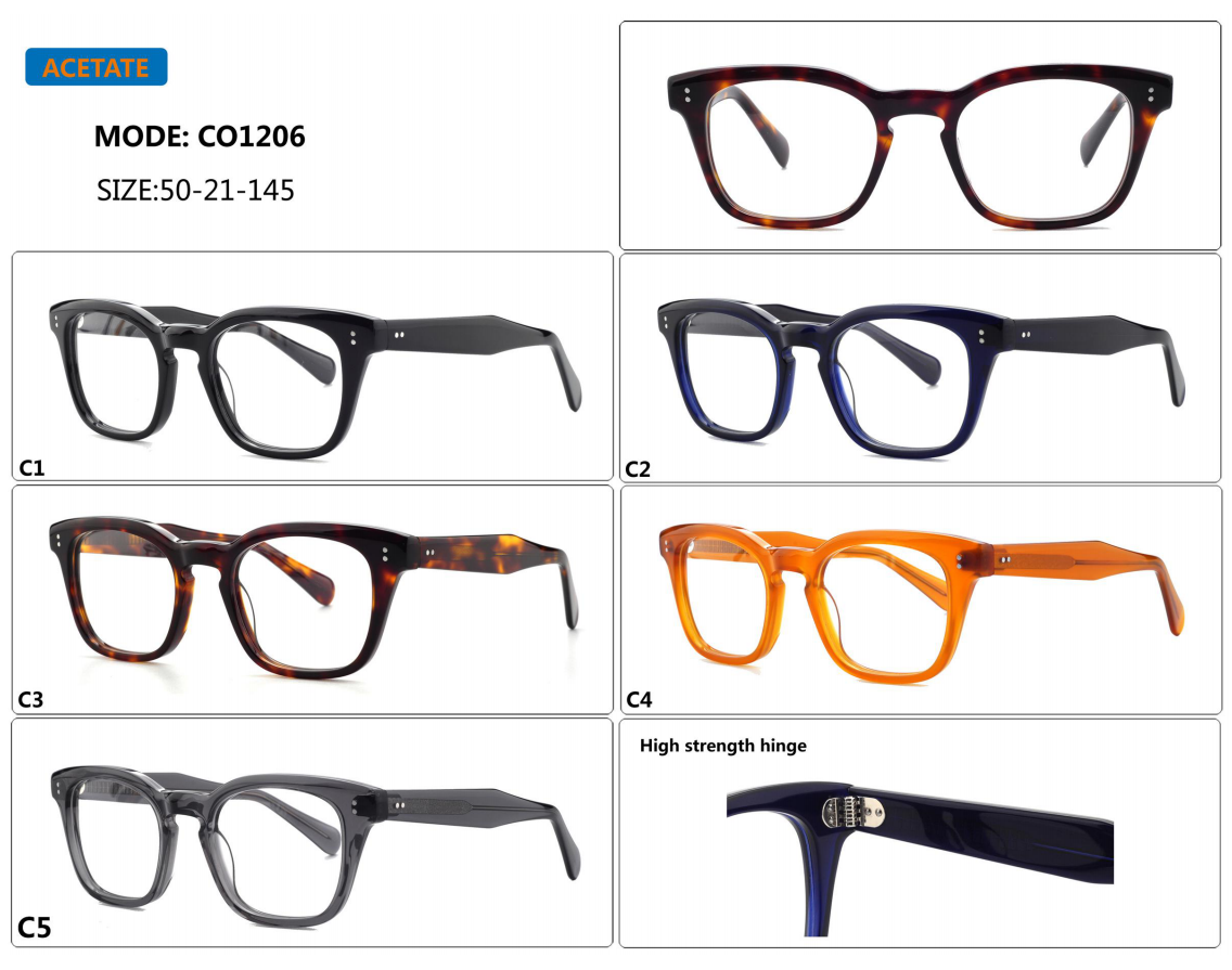Marcos de anteojos de acetato de gran tamaño Gensun Eyewear Gafas de lectura Fabricantes Gafas de lectura personalizadas en línea