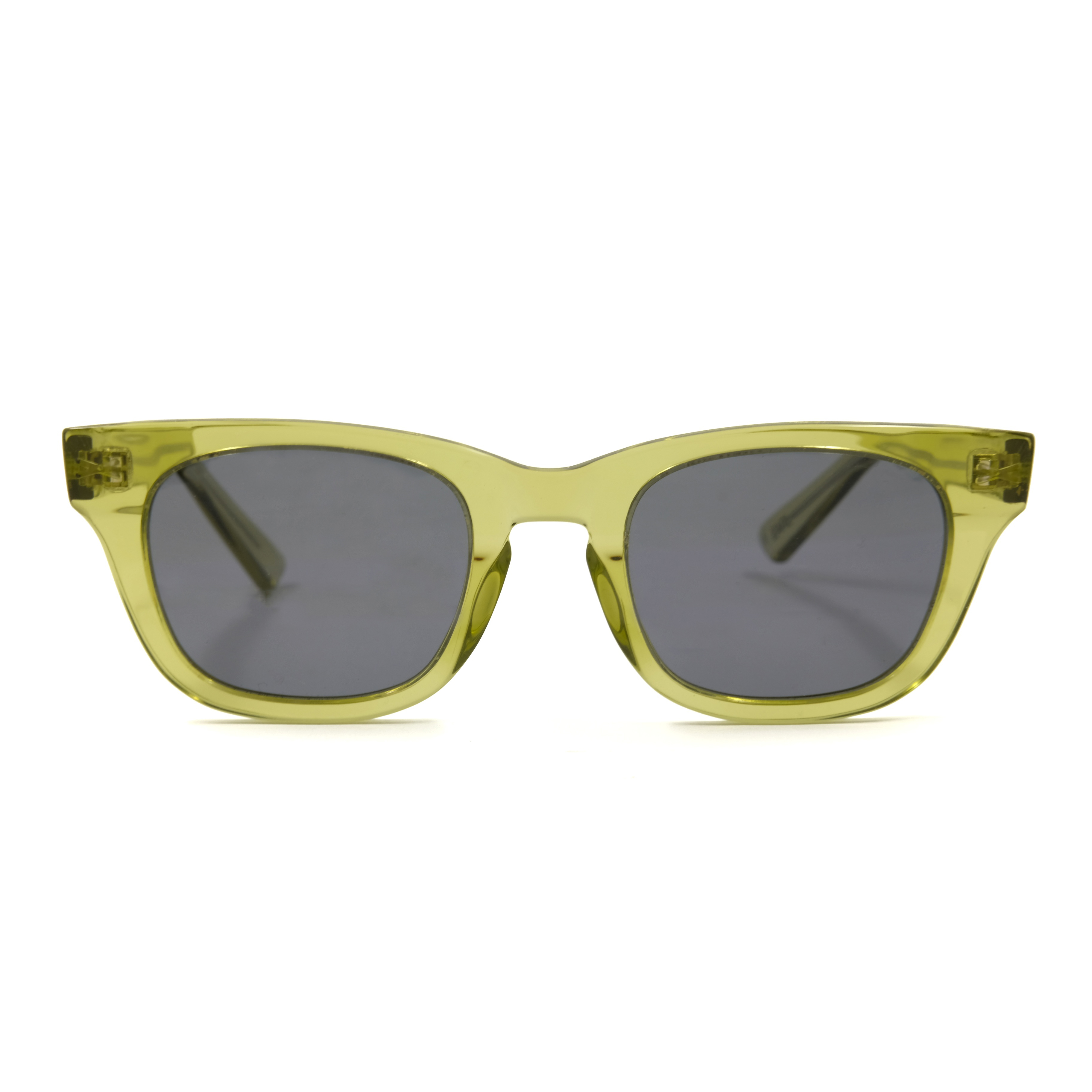 Gafas de sol personalizadas de diseño más nuevo, gafas de sol Suqare de acetato verde, gafas de sol globales, salida de fábrica
