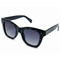 Gafas de sol polarizadas para mujer con protección UV personalizadas con montura de diamante de acetato negro, gafas de sol de gran tamaño 2021 para hombre, moda de lujo UV400