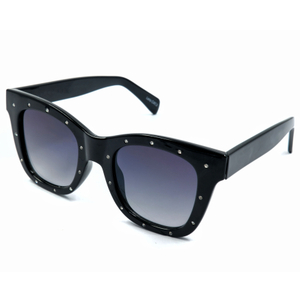 Gafas de sol polarizadas con protección UV personalizadas con montura de diamante de acetato negro para mujer, gafas de sol de gran tamaño 2022 para hombre, moda de lujo UV400