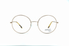 Anti-blue Light Factory Supply Los marcos de anteojos más nuevos Marcos de anteojos redondos dorados para mujer Marcos de anteojos de gran tamaño para hombres Moda