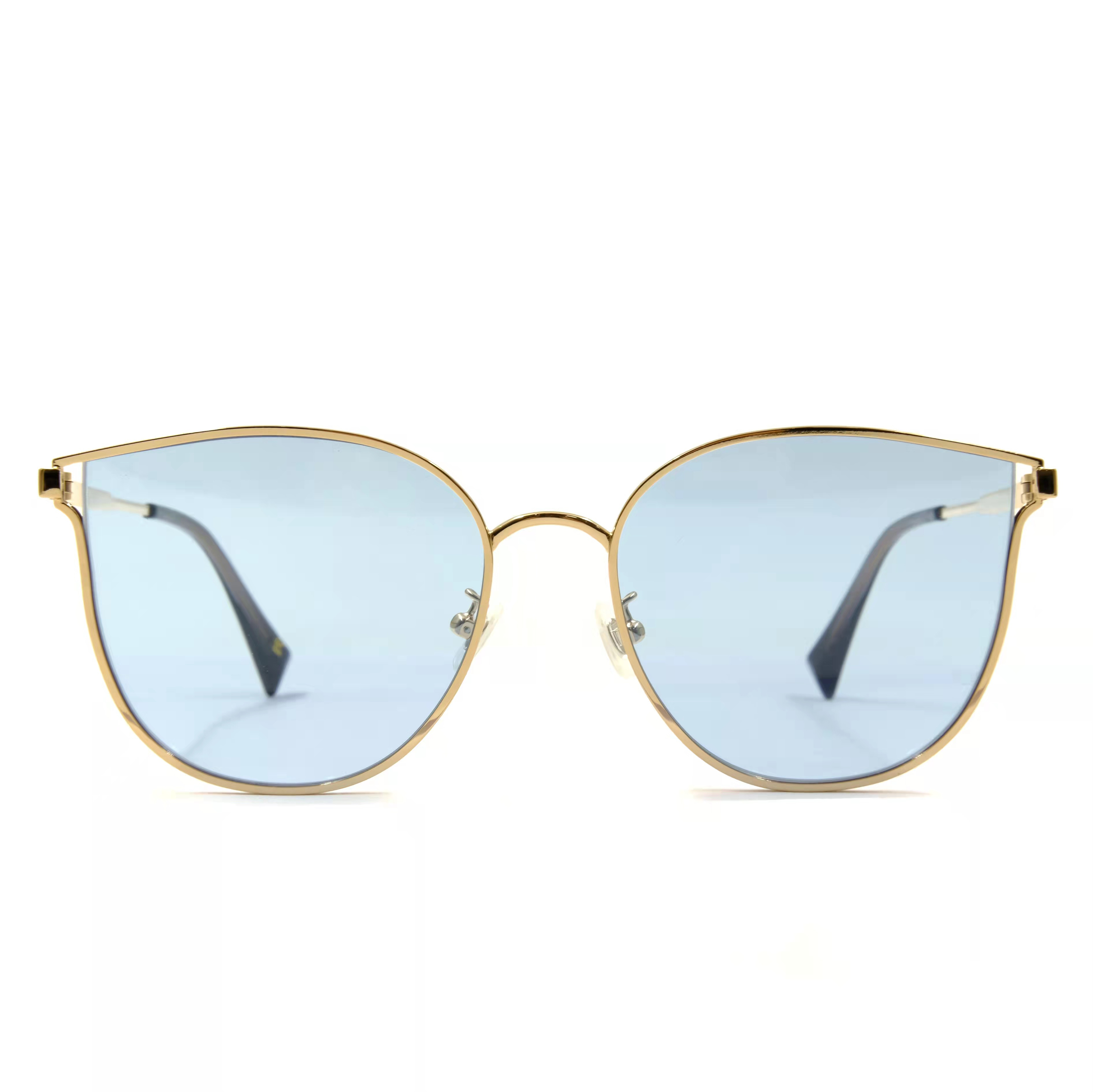 Nuevo diseño Lentes azules Gafas de sol Marco de anteojos a medida Fabricantes
