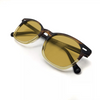 Gafas de sol de acetato de dos tonos Factory Gensun Eyewear Gafas de sol de gran tamaño Lujosas