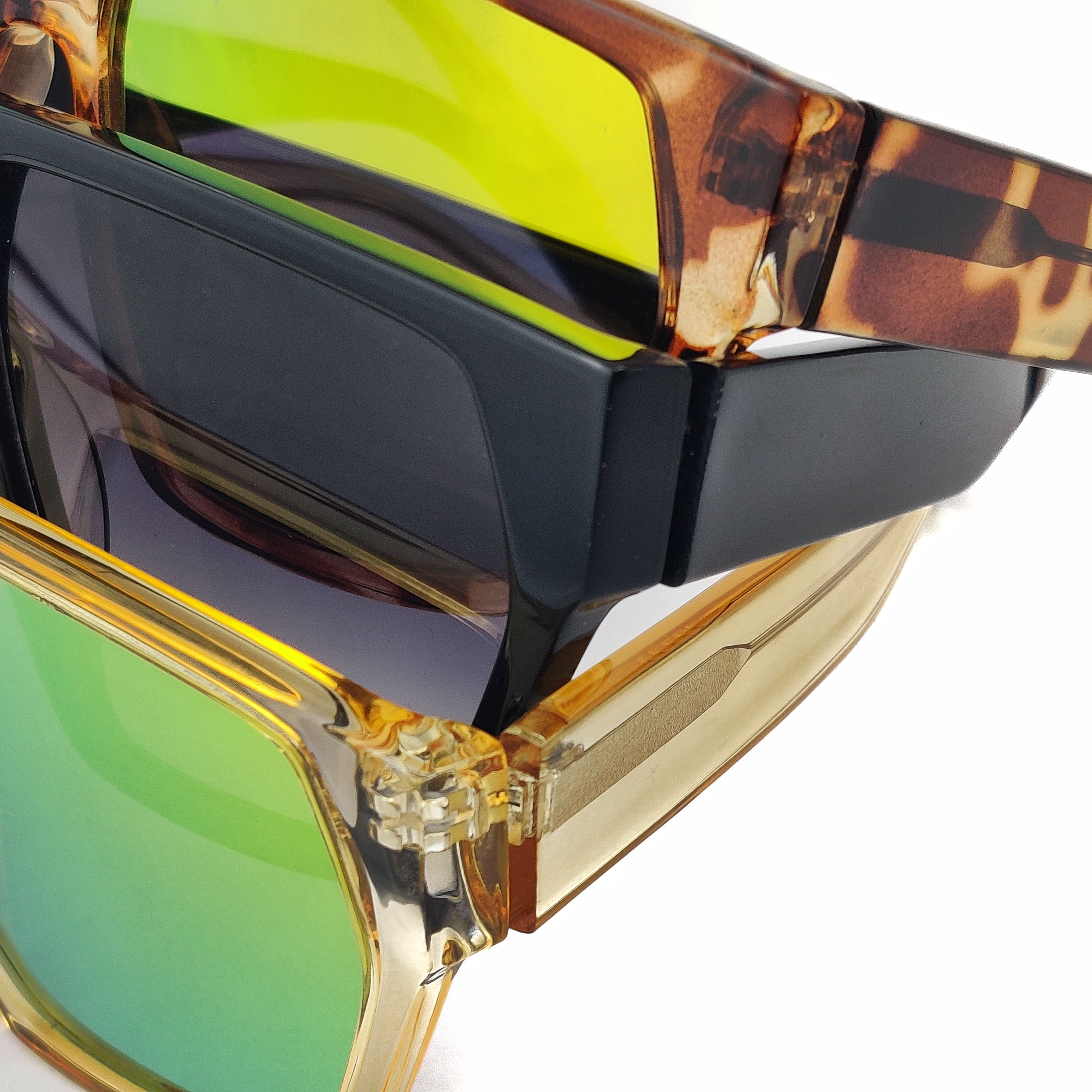 RTS Marco de acetato de gran tamaño Cuadrado borde completo Tonos UV 400 Gafas de sol personalizadas Mujeres gafas de sol 2021 Gafas de sol para hombre river